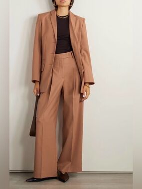 (NWT) BY MALENE BIRGER Porter twill blazer. Size DE34(US4). Light Brown